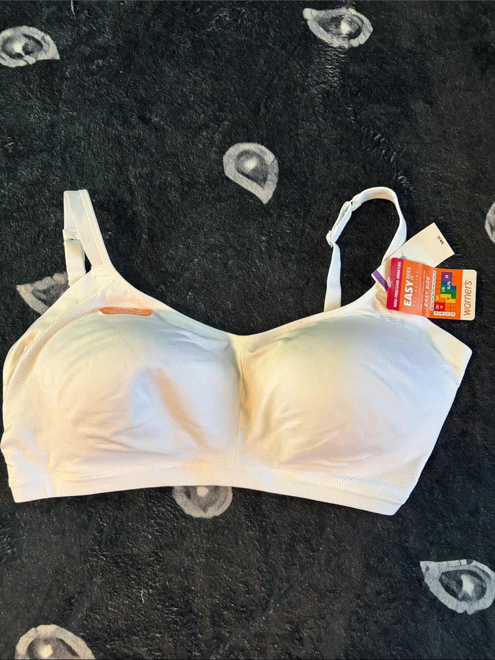 Warner's Easy Does It White Wireless Bra NWT size 2XL $48 APR